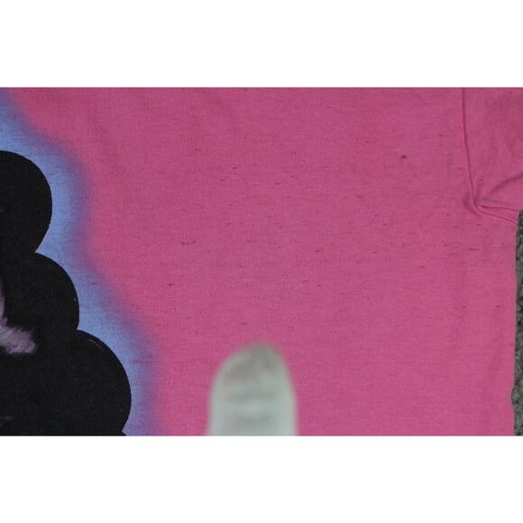 Megan Thee Stallion & Cardi B T Shirt WAP L Graffiti Airbrushed Pink Hip Hop Rap - Picture 6 of 9